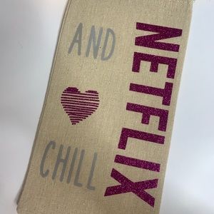 Netflix and chill wine bag/Gift bag